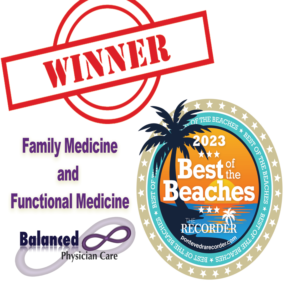 Best of Beaches 2023 Winner for Family Practice and Functional Medicine